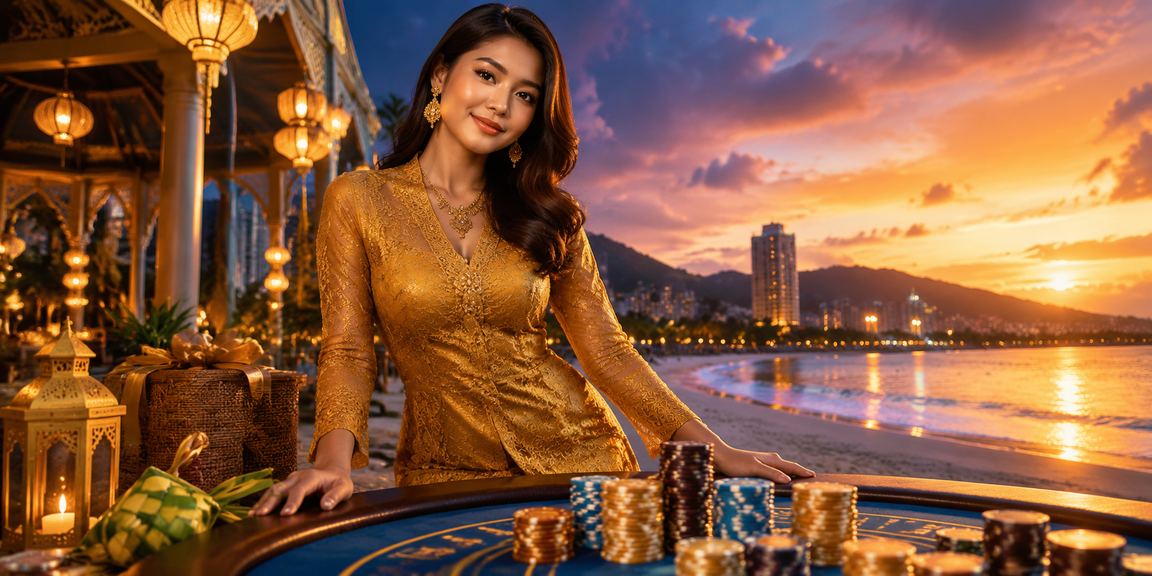 Proses deposit Penang dengan pakaian kebaya menggambarkan keselamatan transaksi di platform 60an